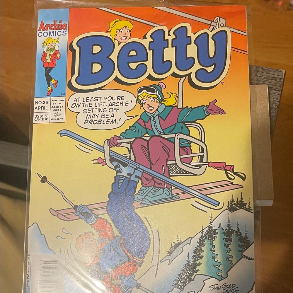 DC Comics Betty Ski Adventure Comic Book